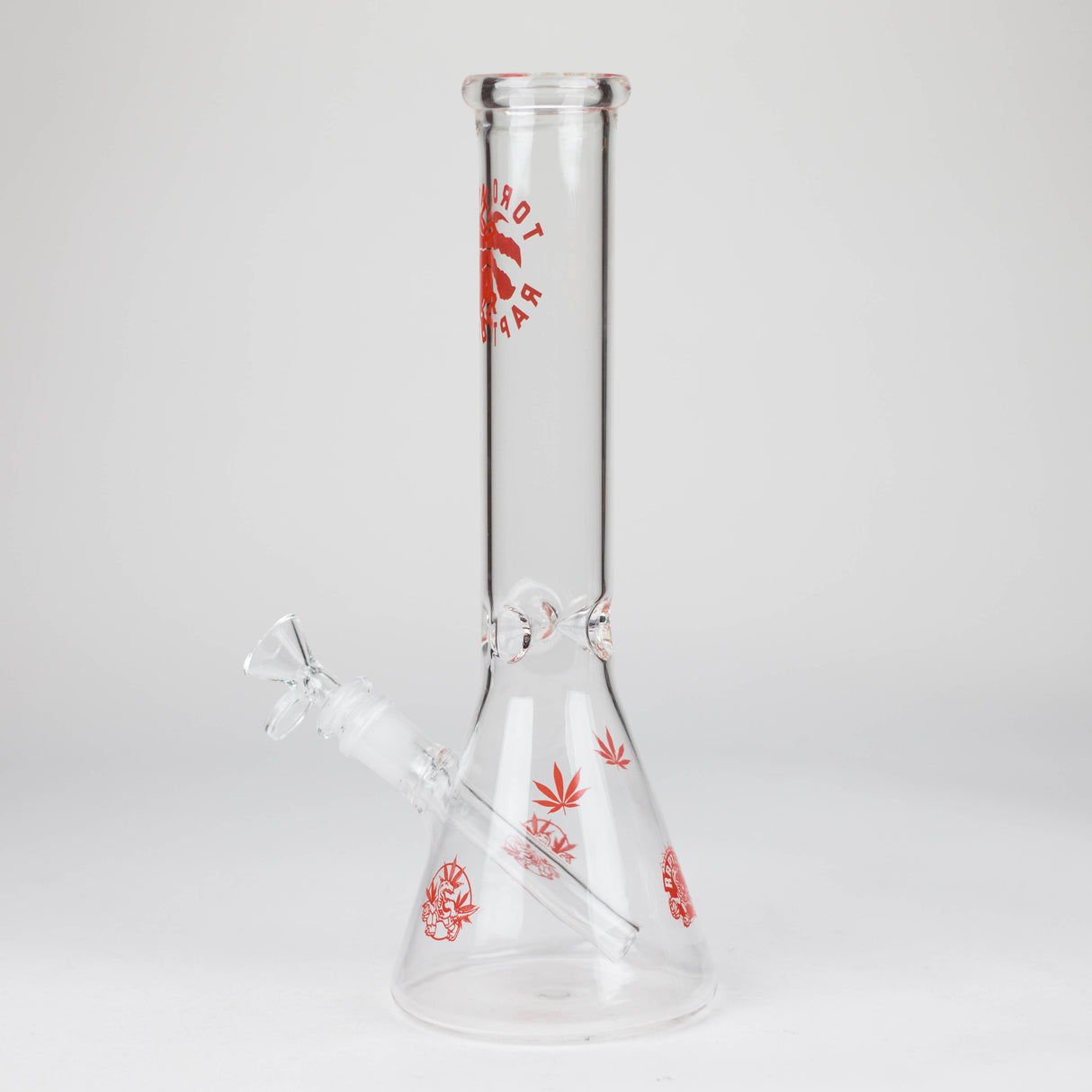 12" TR beaker glass bong