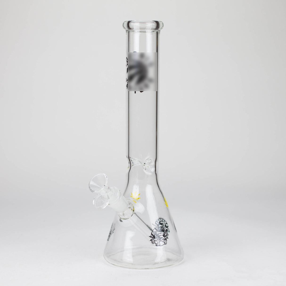 12" TR beaker glass bong