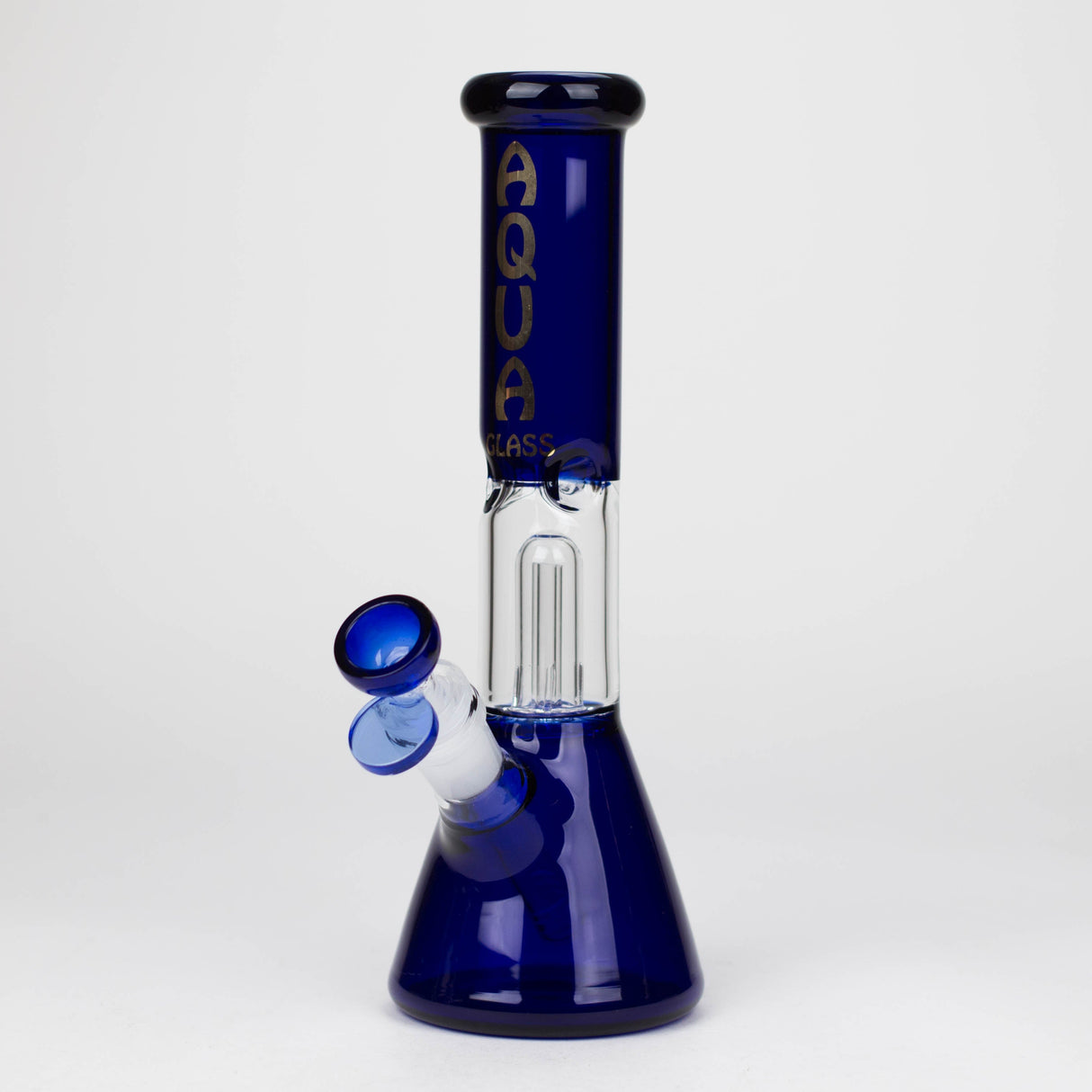 AQUA | 10″ Glass Bong with Percolator & Bowl [B2]