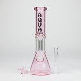 AQUA | 10″ Glass Bong with Percolator & Bowl [B2]