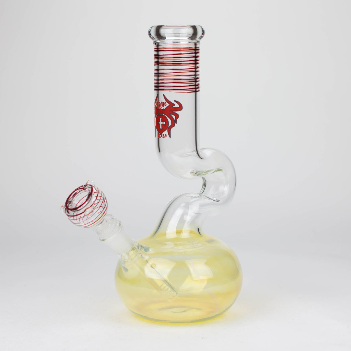 Xtreme | 11.5″ Glass Bong with Bowl – Pink [AK845]