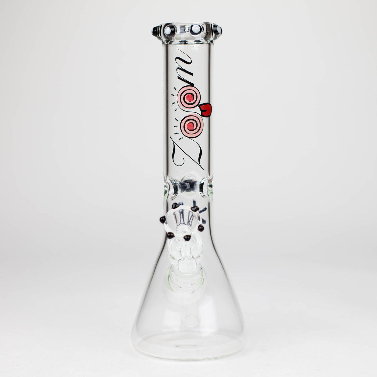 Zoom | 9.5" Glass Bong with Bowl Box of 12 [B9]