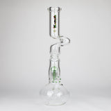 Kush | 17" Zig-Zag Rasta 420 glass bong