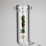 Kush | 17" Zig-Zag Rasta 420 glass bong