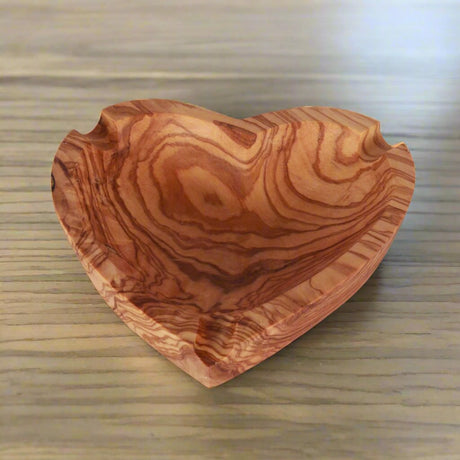 VOW | Olive wood Heart shaped ashtray