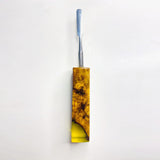 VOW | Olive wood epoxy dabber -Type A Cap · Dabber · Insert · Clip · Nail Variety Olive Wood Yellow