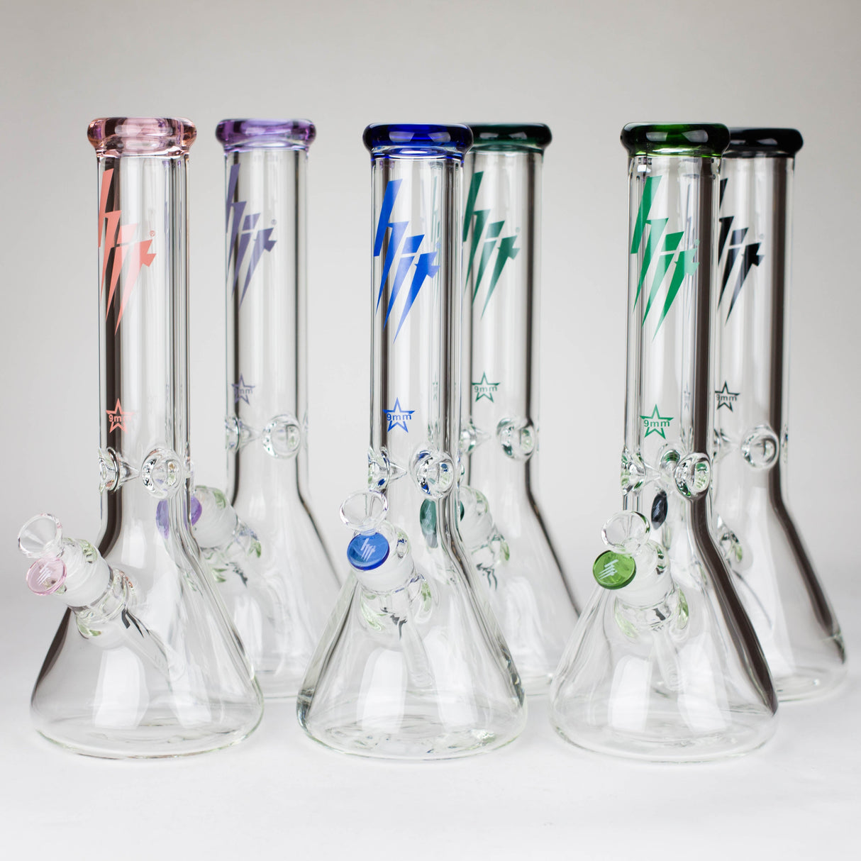 HIT | 14" - 9mm Thick Glass Water Pipe [HIT703]