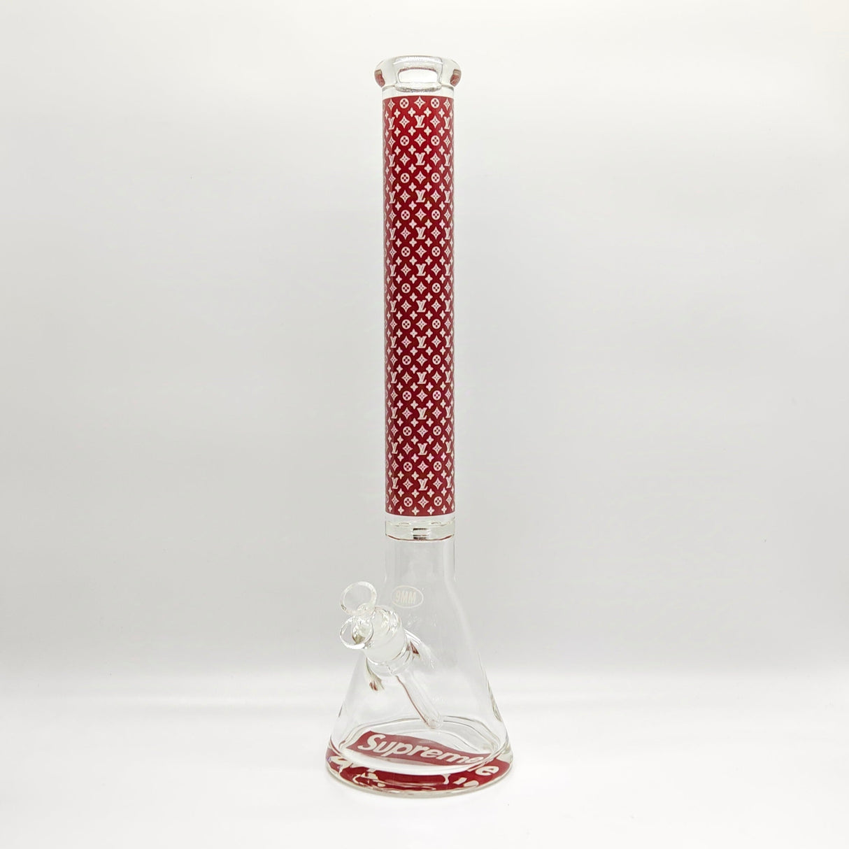 20" Stylish Designed 9mm Glow in the dark Glass Bong [LV205009]_2