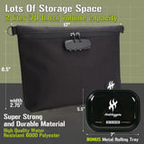 Smell Proof Bag with Combination Lock + Metal Rolling Tray_6