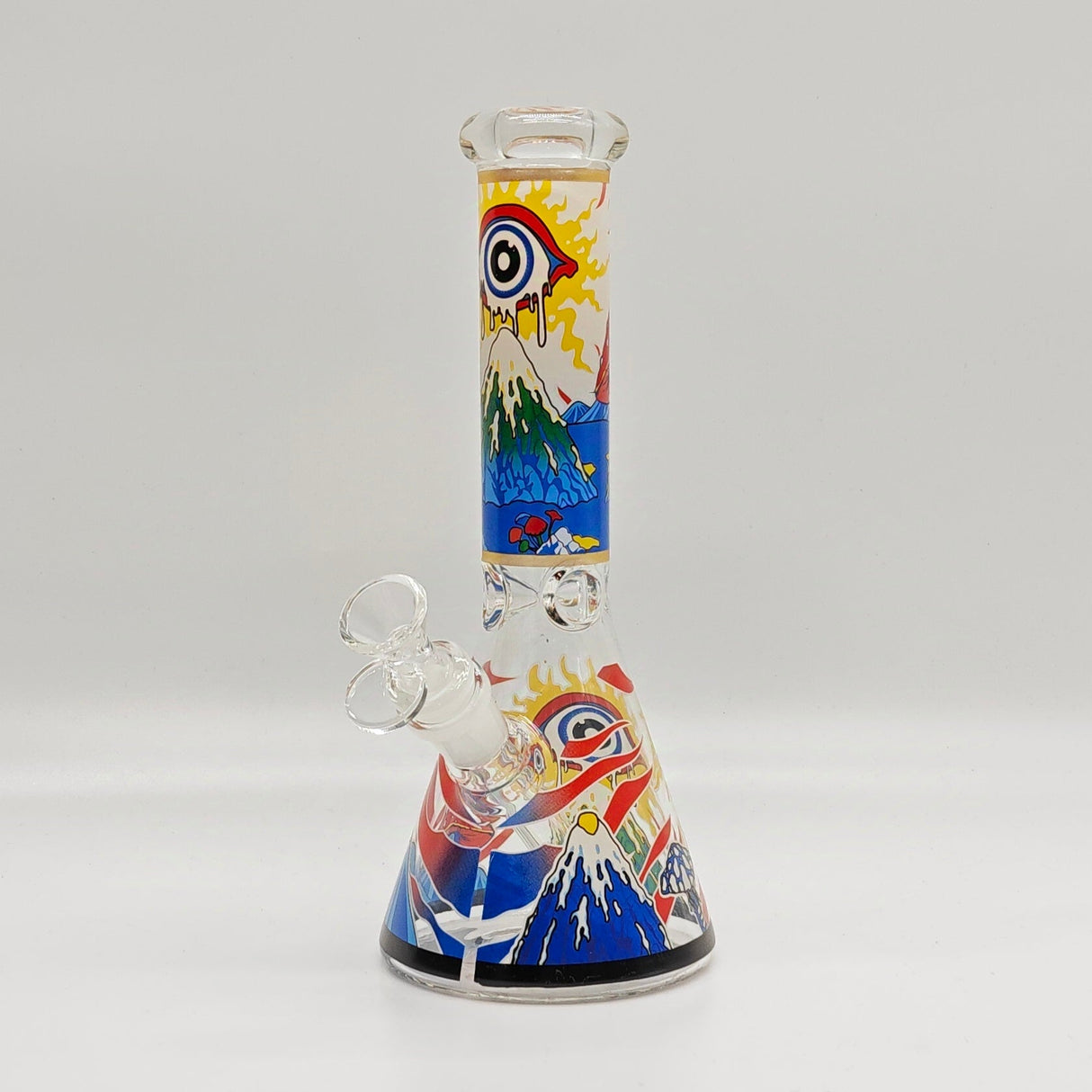 10" 5mm Assorted Design Beaker Bong [103805P]_5