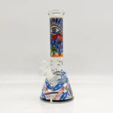 10" 5mm Assorted Design Beaker Bong [103805P]_6