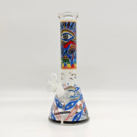 10" 5mm Assorted Design Beaker Bong [103805P]_6