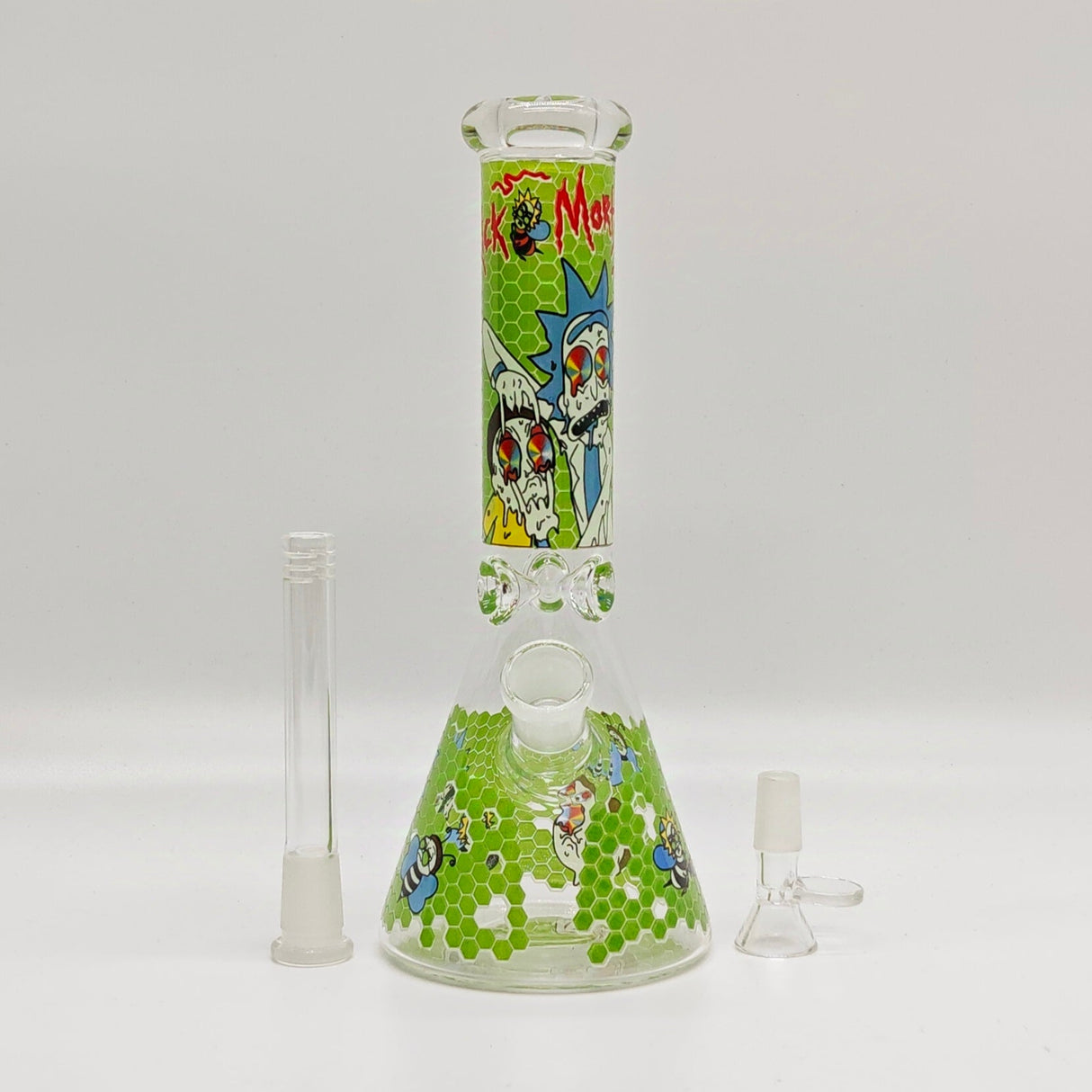 10" 5mm Assorted Design Beaker Bong [103805P]_9