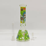 10" 5mm Assorted Design Beaker Bong [103805P]_9