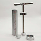 Fortune-T Handle Metal Alloy Pollen Press Compressor-8“_2