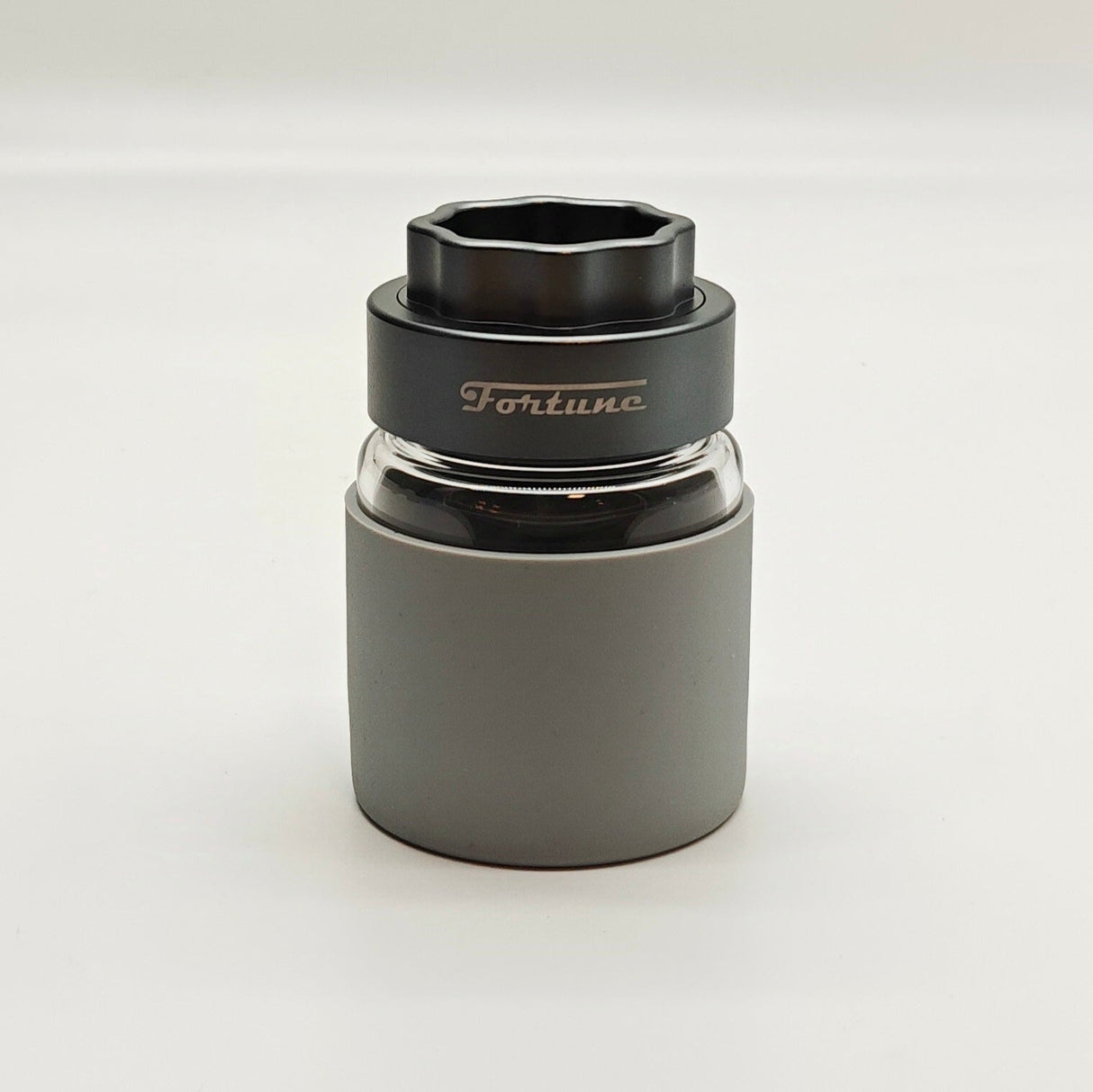 Fortune | 4 Parts Aluminum Grinder with Glass Jar_3