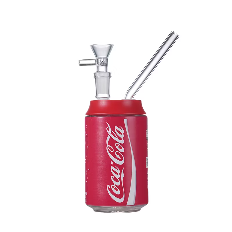 Soda Pop Stash Can Glass Pipe Assorted Designs Box of 6 Glass Bong Super Supplys Inc