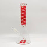 14" Stylish Designed 7mm Glow in the dark Glass Bong [LV145007]_6