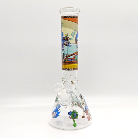 14" 7mm Novelty Design Beaker Glass Bong [240612]_6