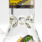 14" 7mm Novelty Design Beaker Glass Bong [240612]_10