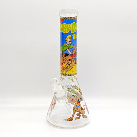 14" 7mm Cartoon Beaker Glass Bong [P22]_3