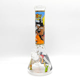 14" 7mm Cartoon Beaker Glass Bong [P22]_6