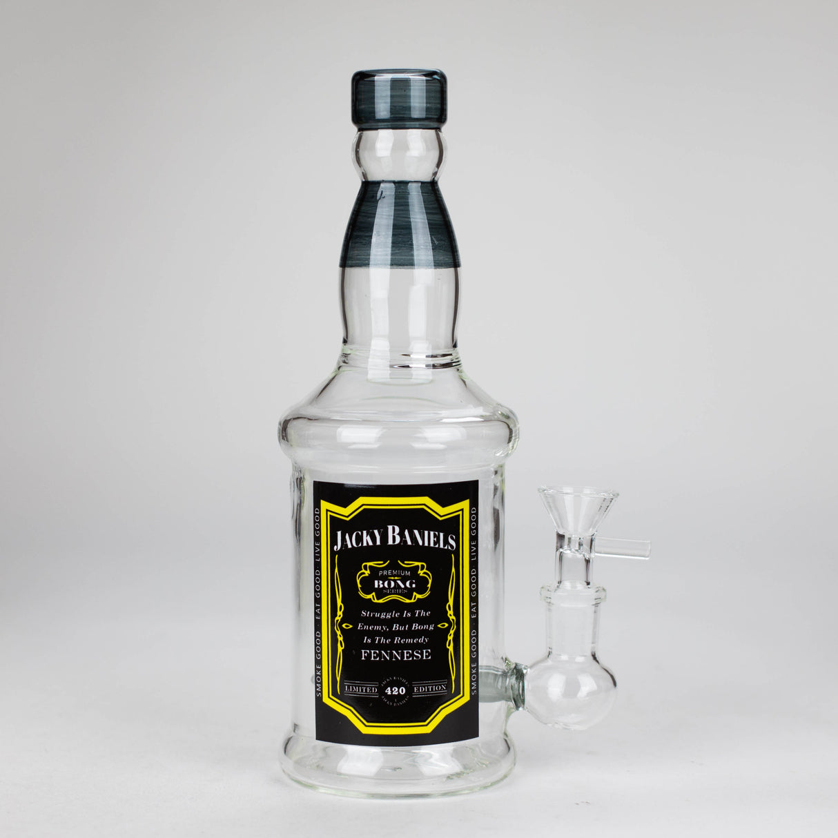 9" Liquor Bottle Glass Bong [MK-BB01]