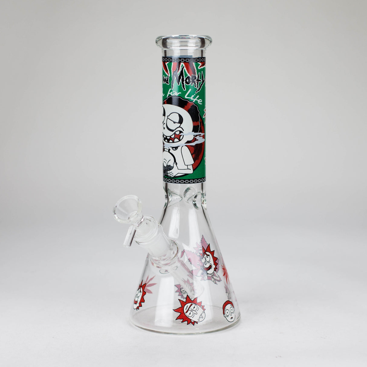 10" Comic Blast Glow in the dark Glass Bong [MG-160]