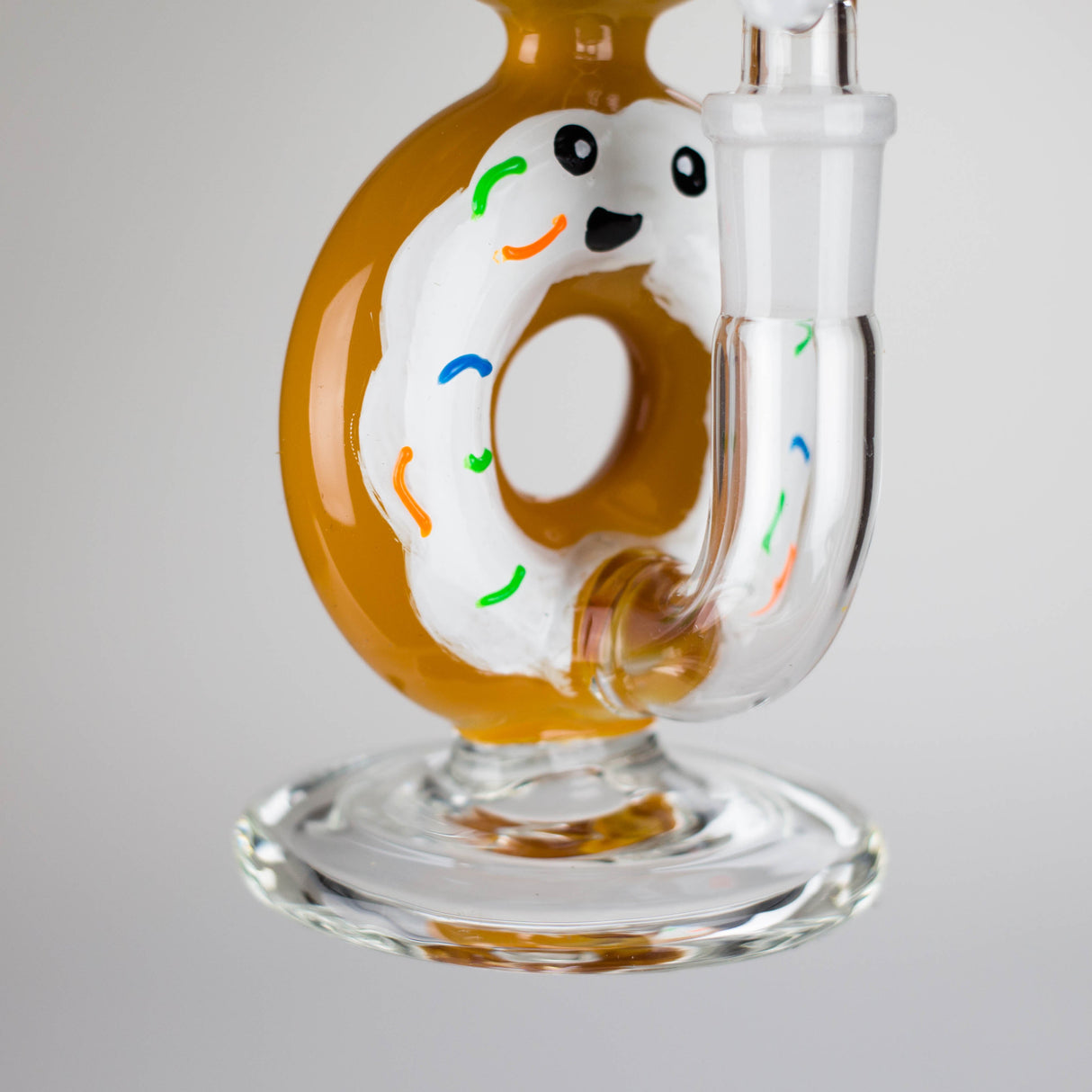 8.75" Double Donut Glass Bong [MK-BB04]