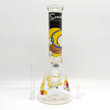 14" 9mm Cartoon Beaker Glass Bong [145009P]_6