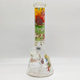 14" 9mm Cartoon Beaker Glass Bong [145009P]_4