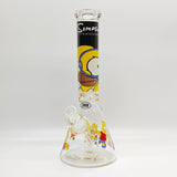 14" 9mm Cartoon Beaker Glass Bong [145009P]_1