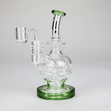 Infyniti | 6" Double glass recycle rig with shower head diffuser [GP1935]