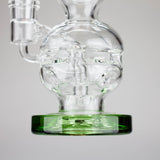 Infyniti | 6" Double glass recycle rig with shower head diffuser [GP1935]