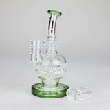 Infyniti | 6" Double glass recycle rig with shower head diffuser [GP1935]