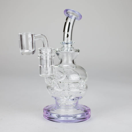 Infyniti | 6" Double glass recycle rig with shower head diffuser [GP1935]