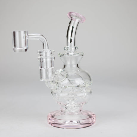 Infyniti | 6" Double glass recycle rig with shower head diffuser [GP1935]