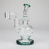 Infyniti | 6" Double glass recycle rig with shower head diffuser [GP1935]