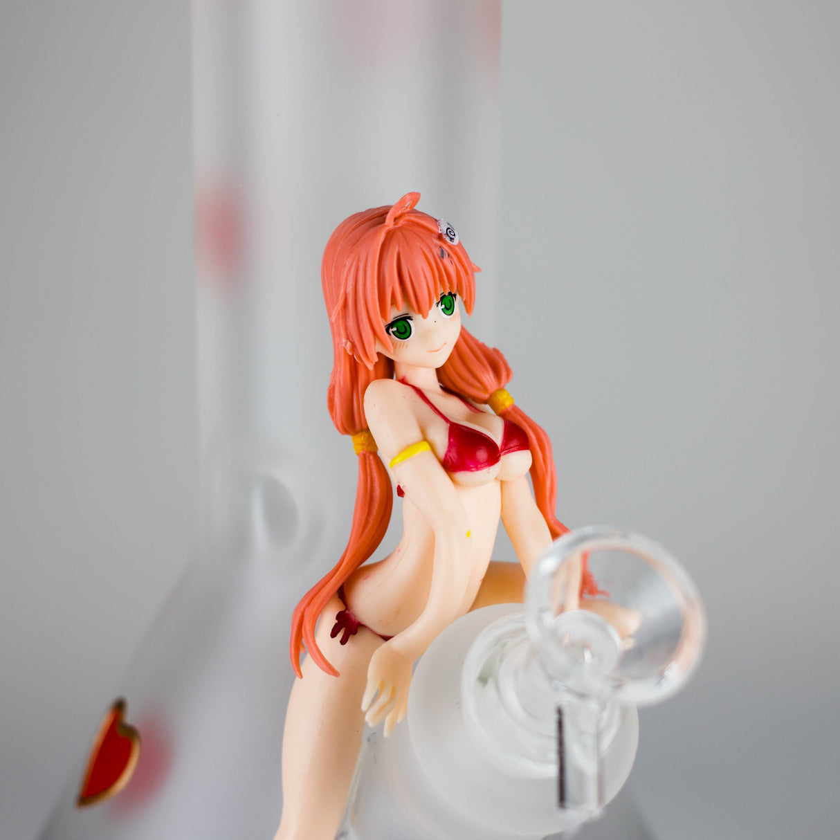 12" Figure Base Glass Bong