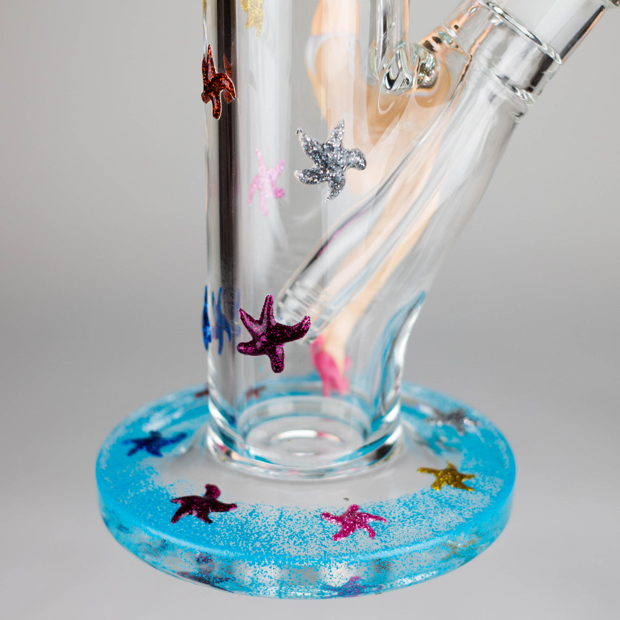 12" Figure Base Glass Bong