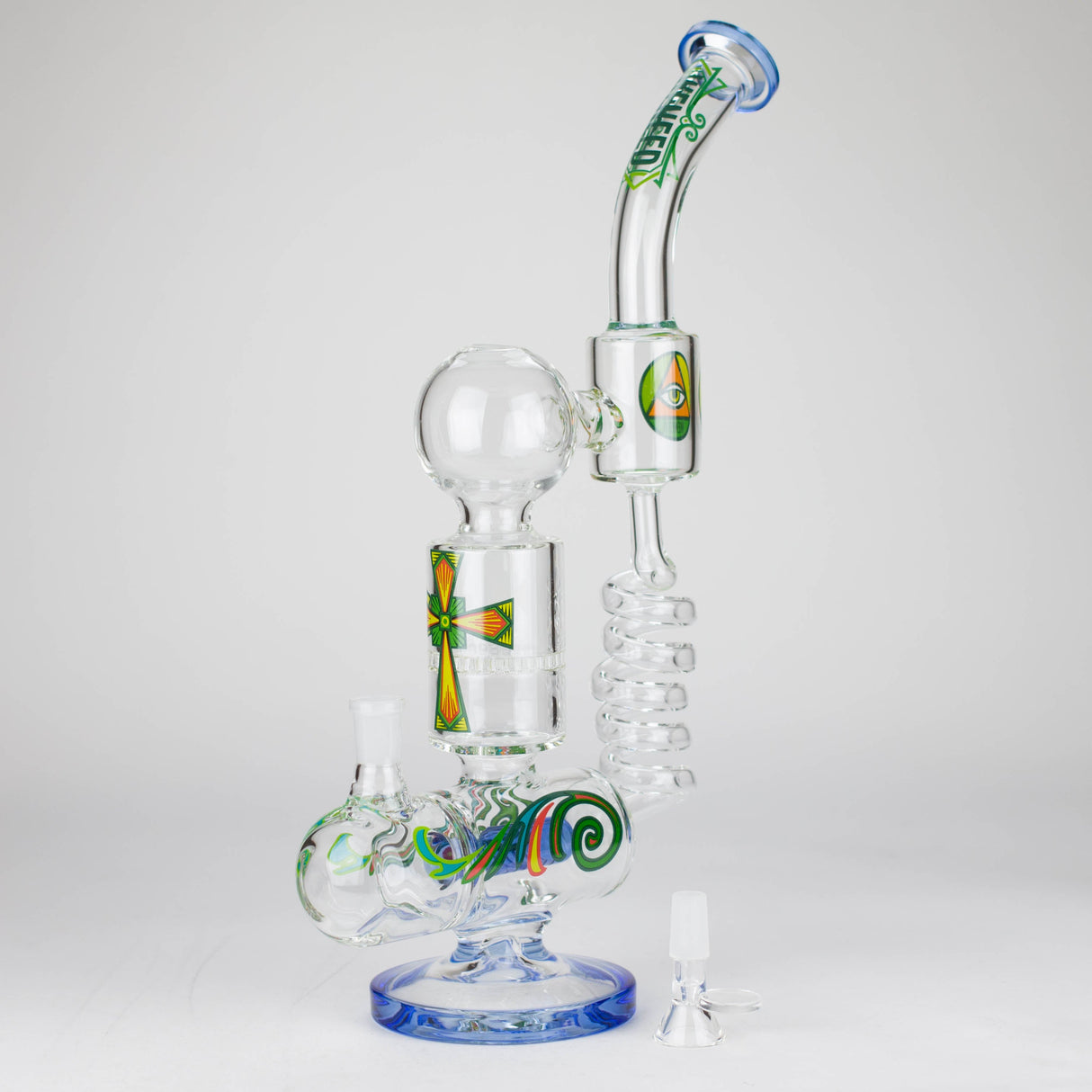 WENEED | 12.5" Twiststream Glass Bong