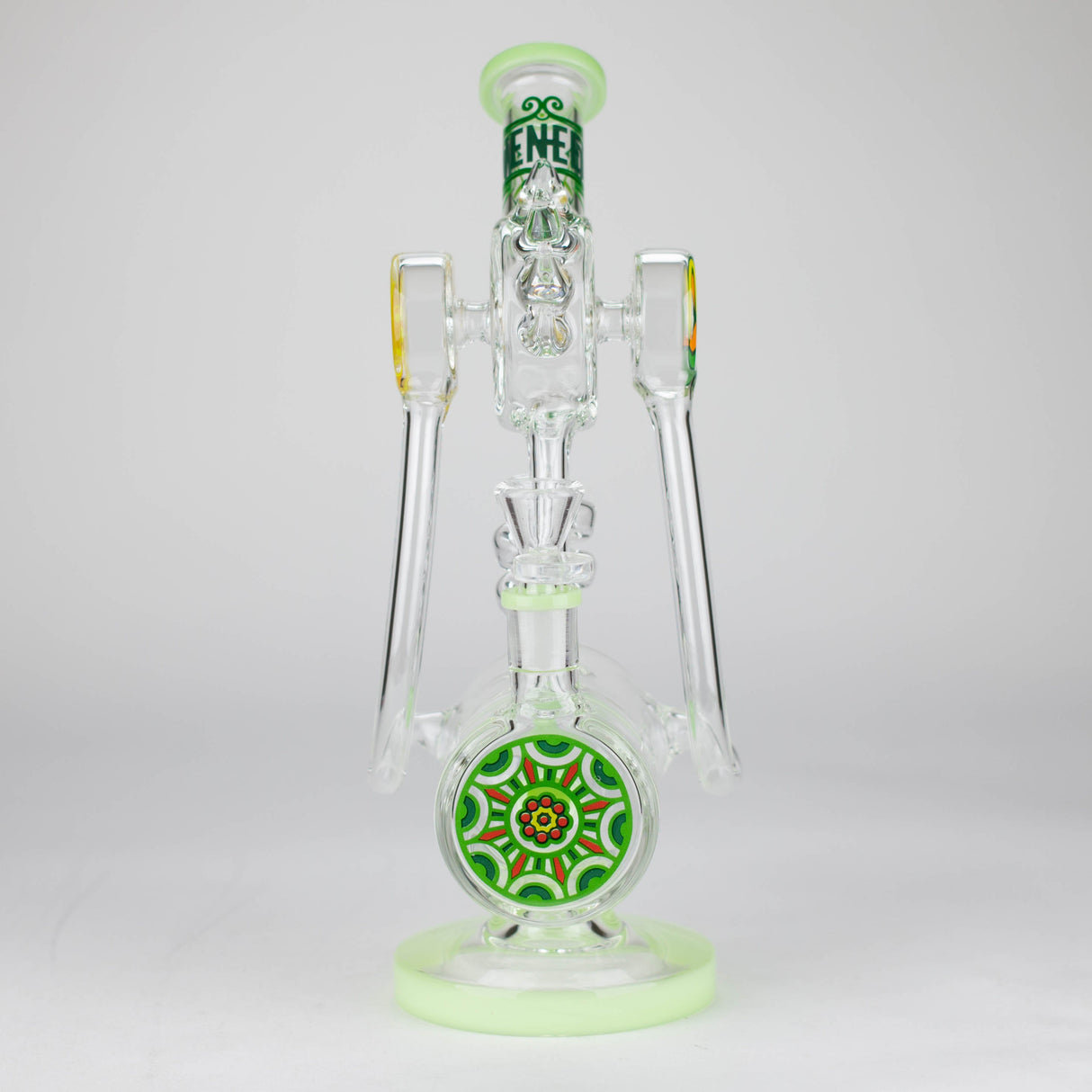 WENEED | 12" Twisting Tide Glass Bong