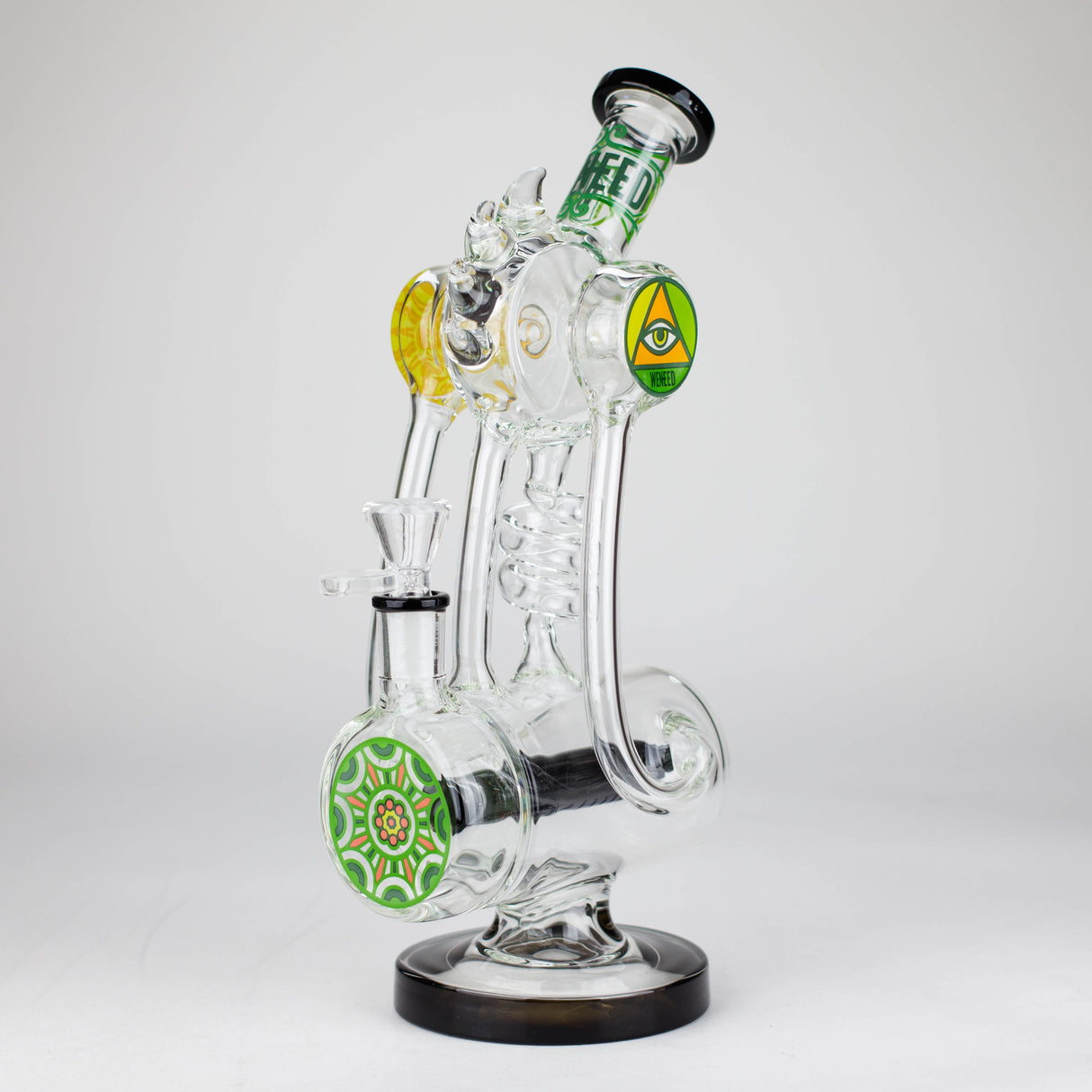 WENEED | 12" Twisting Tide Glass Bong