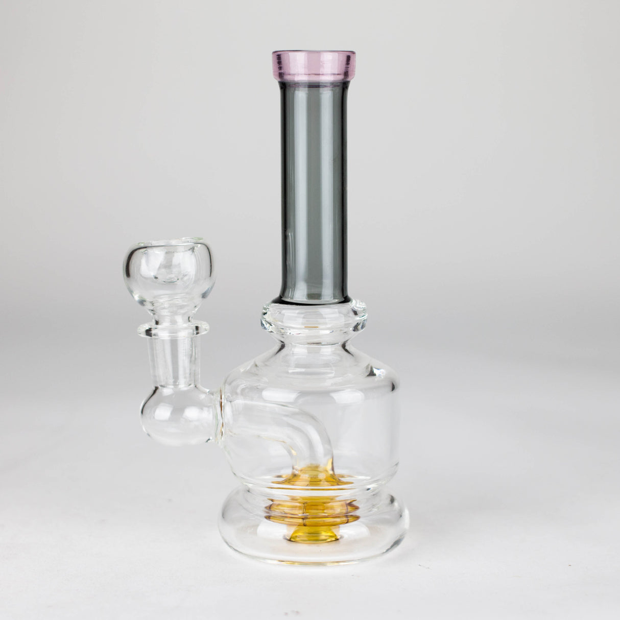 6" colour tube assorted glass bong