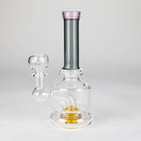 6" colour tube assorted glass bong