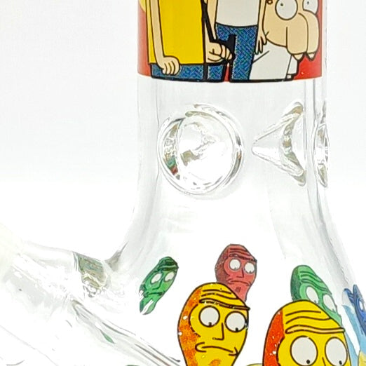 10" Cartoon Sticker Beaker