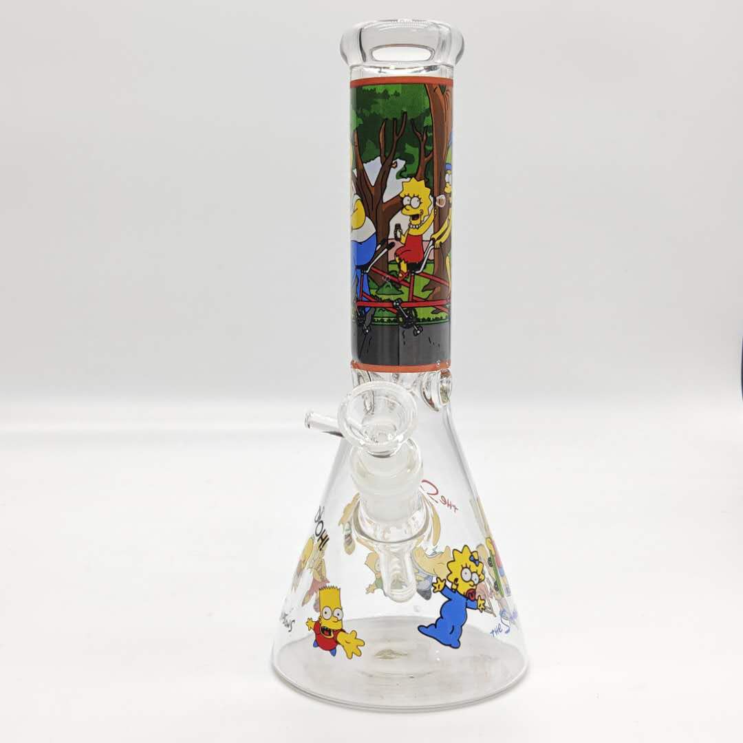 10" Cartoon Sticker Beaker