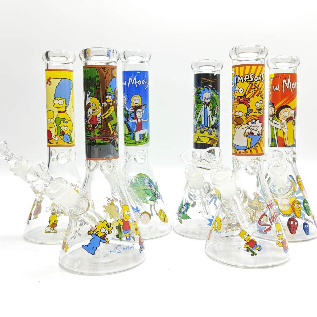 10" Cartoon Sticker Beaker