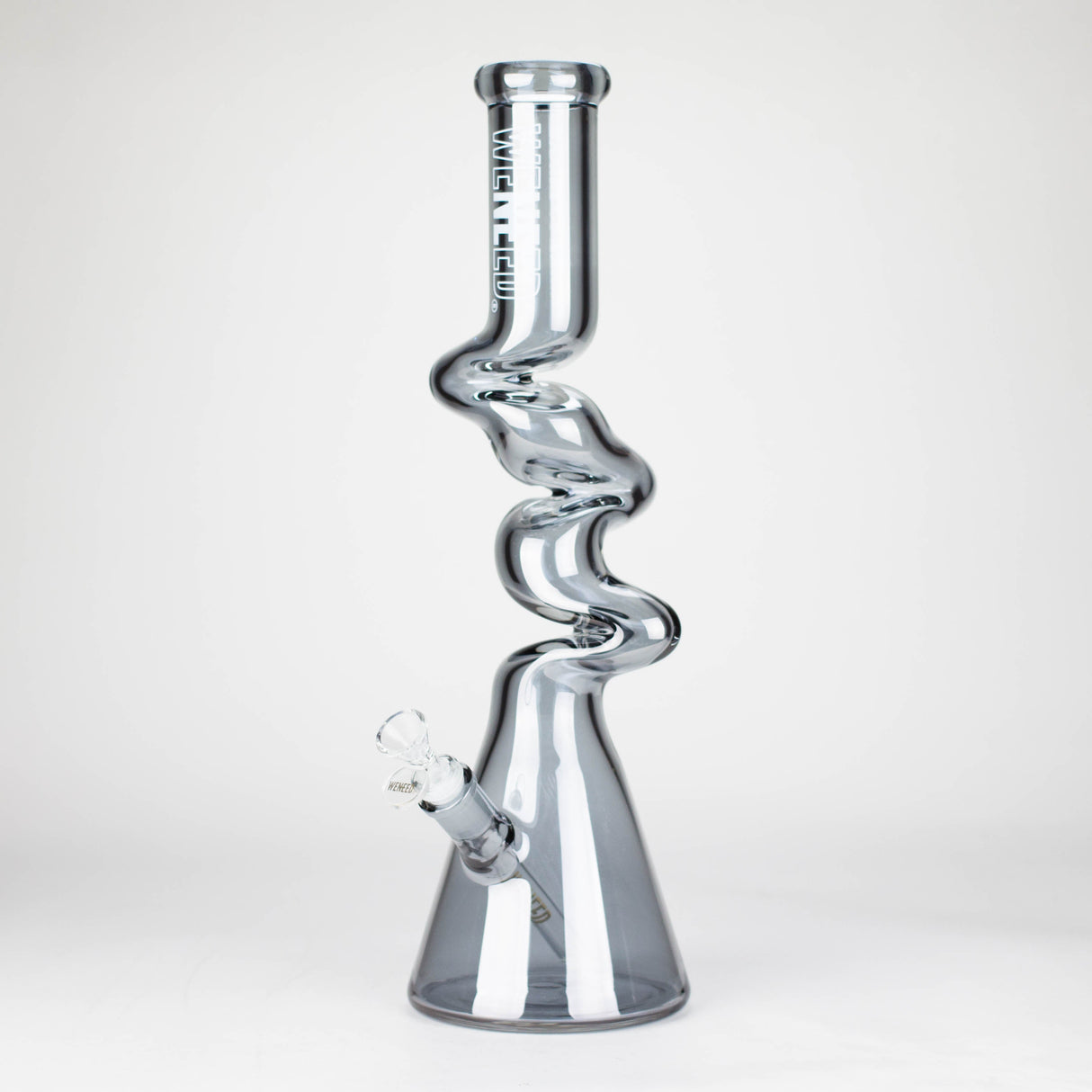 WENEED | 17.5" Iridescent Ripple Glass Bong