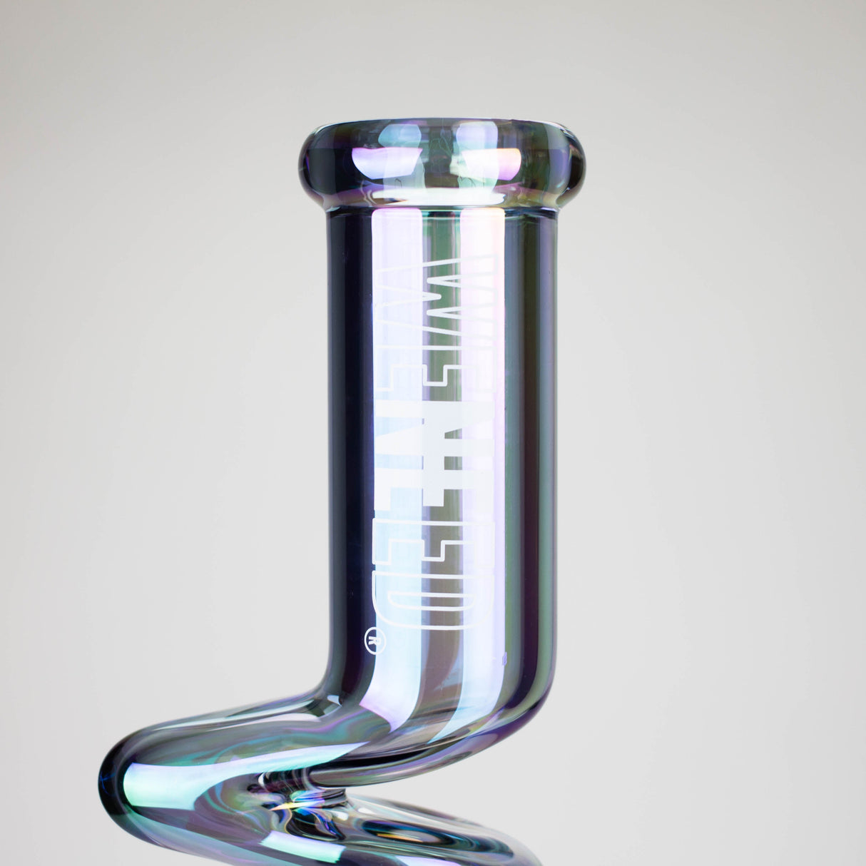 WENEED | 17.5" Iridescent Ripple Glass Bong